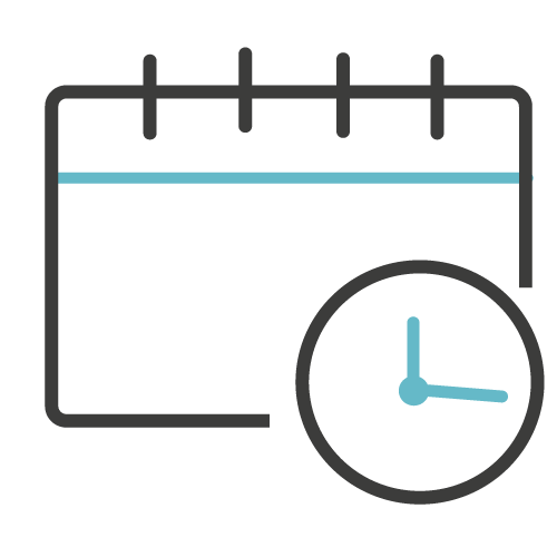 Icon Symbol for Timemanagement