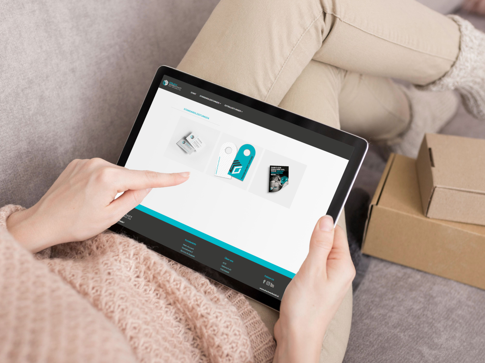 Workflow im Closed Web-Shop.